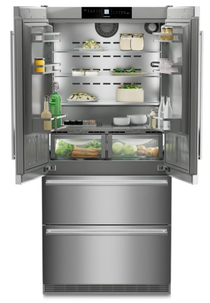 Liebherr - 36 Inch 18.9 cu. ft French Door Refrigerator in Stainless - CBS2092G