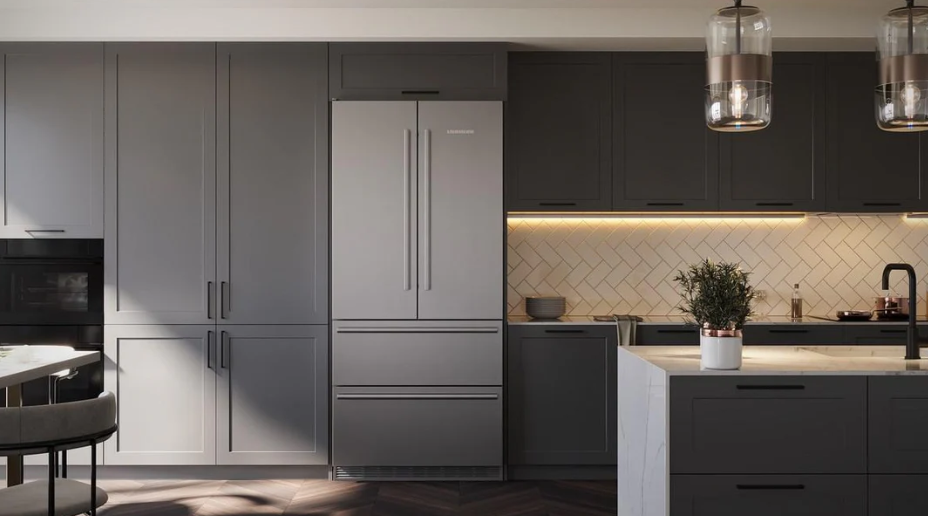 Liebherr - 36 Inch 18.9 cu. ft French Door Refrigerator in Stainless - CBS2092G