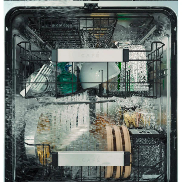 Cafe - 44 dBA Built In Dishwasher in Black - CDT858P3VD1