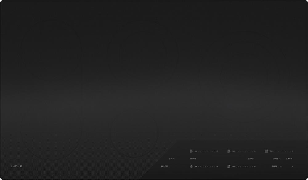 Wolf - 36 inch wide Electric Cooktop in Black - CE365C/B