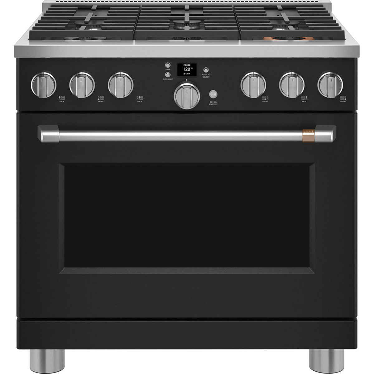 Cafe - 6.2 cu. ft Gas Range in Black (Open Box) - CGY366P3TD1