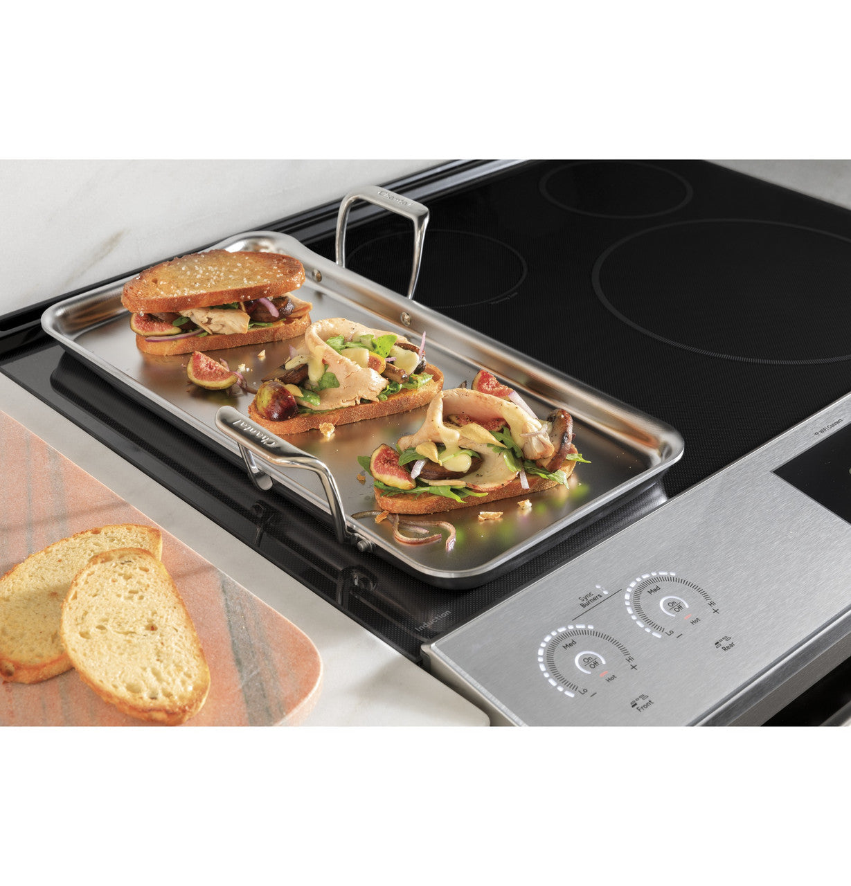 Café - 5.3 cu. ft Induction Range in Platinum (Premium Floor Model) - CHS90XM2NS5