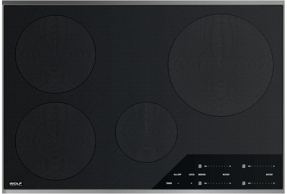 Wolf - 30 inch wide Induction Cooktop in Stainless - CI304TF/S