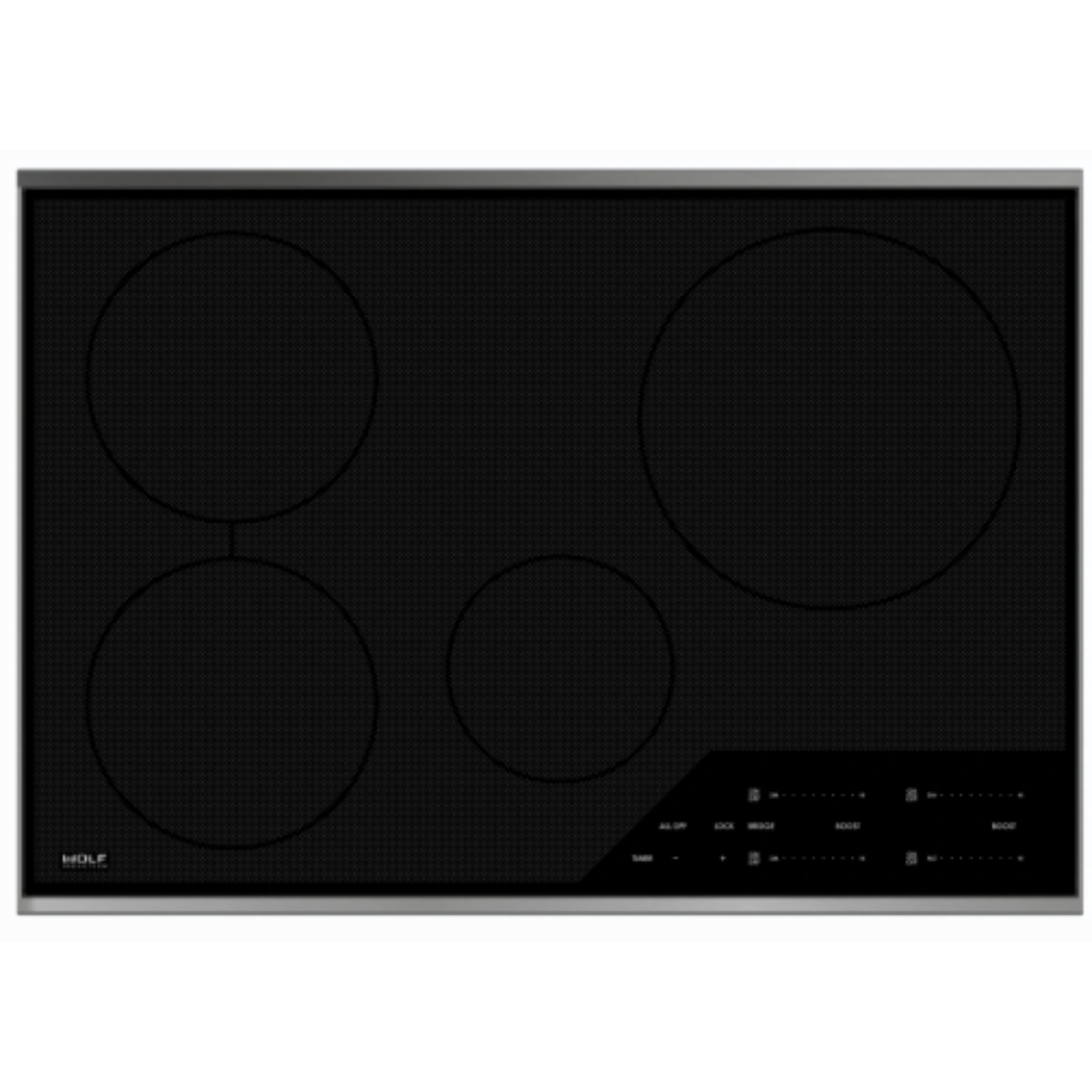 Wolf - 30 inch wide Induction Cooktop in Black - CI304T/S
