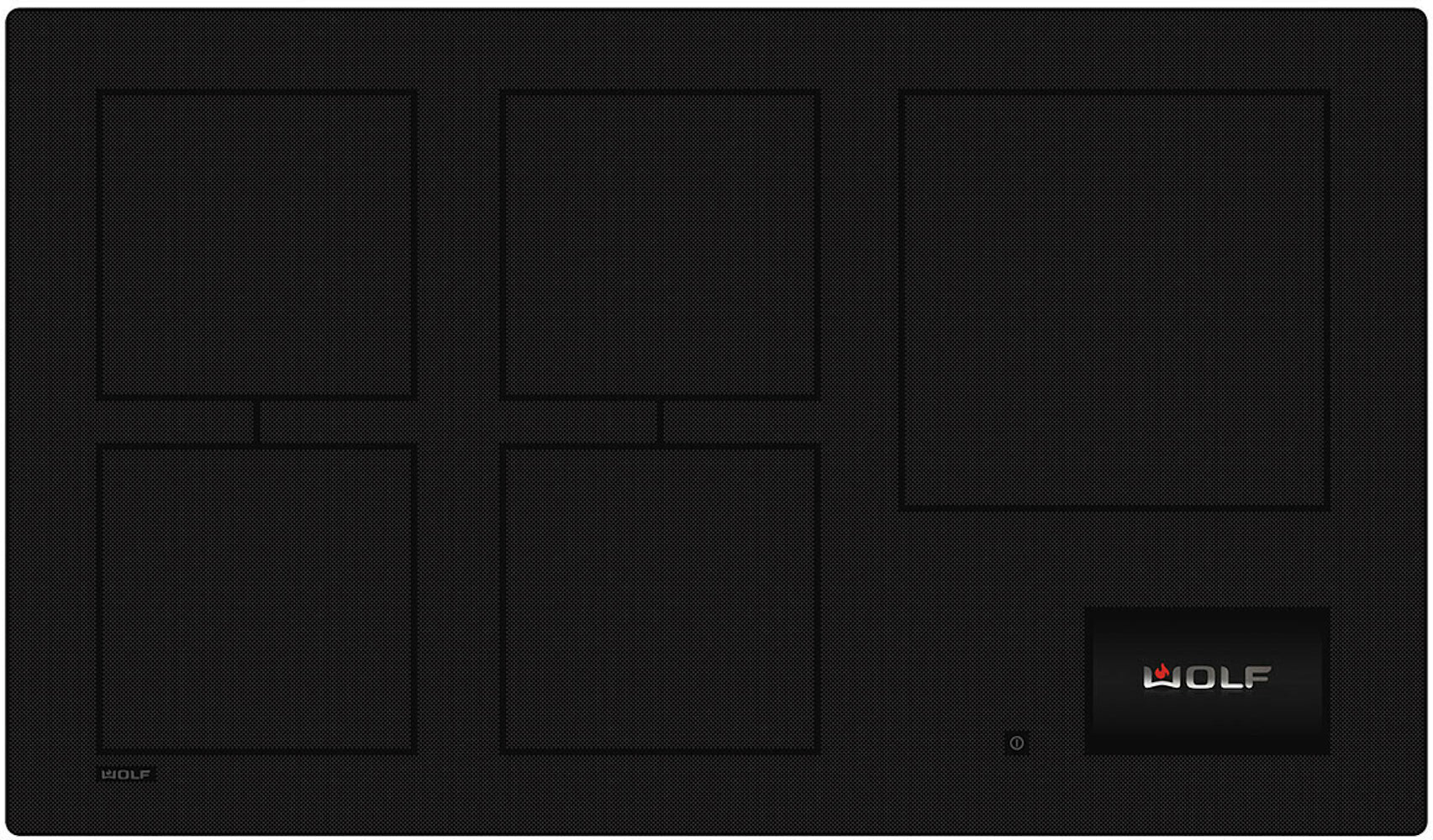 Wolf - 36 Inch Induction Cooktop in Black - CI36560C/B