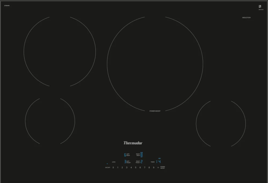Thermador - 31 Inch Induction Cooktop in Black - CIT304YB