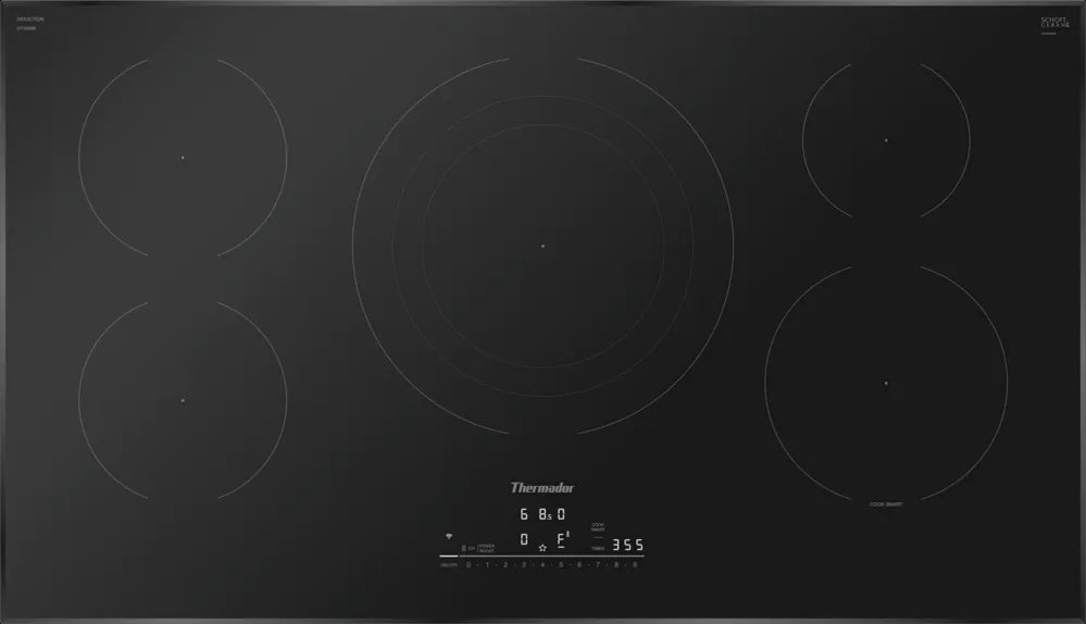 Thermador - 36 Inch Induction Cooktop in Black - CIT365BB