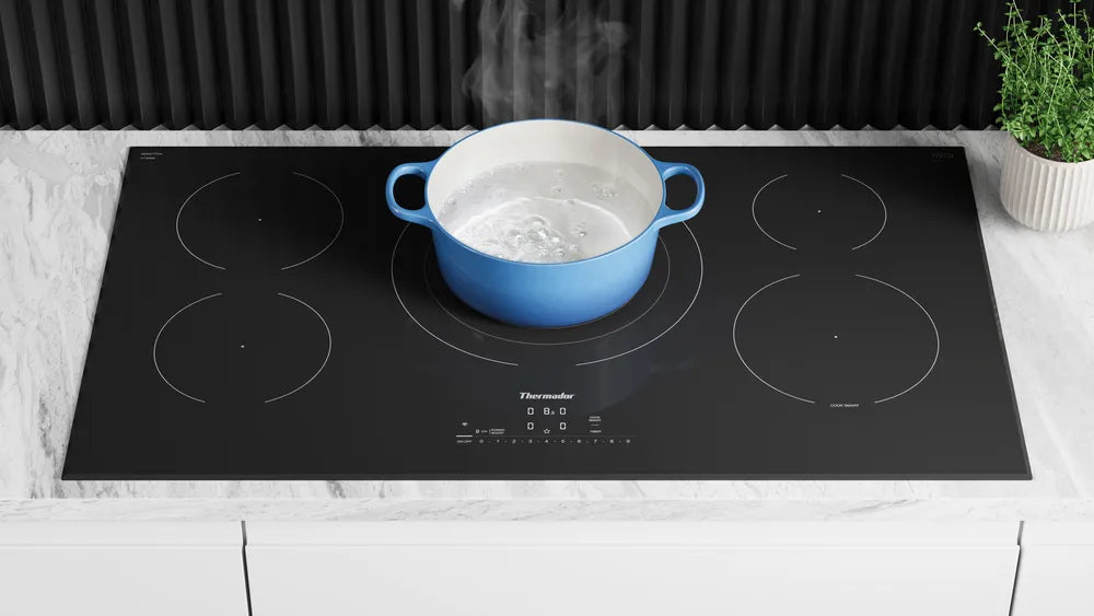 Thermador - 36 Inch Induction Cooktop in Black - CIT365BB