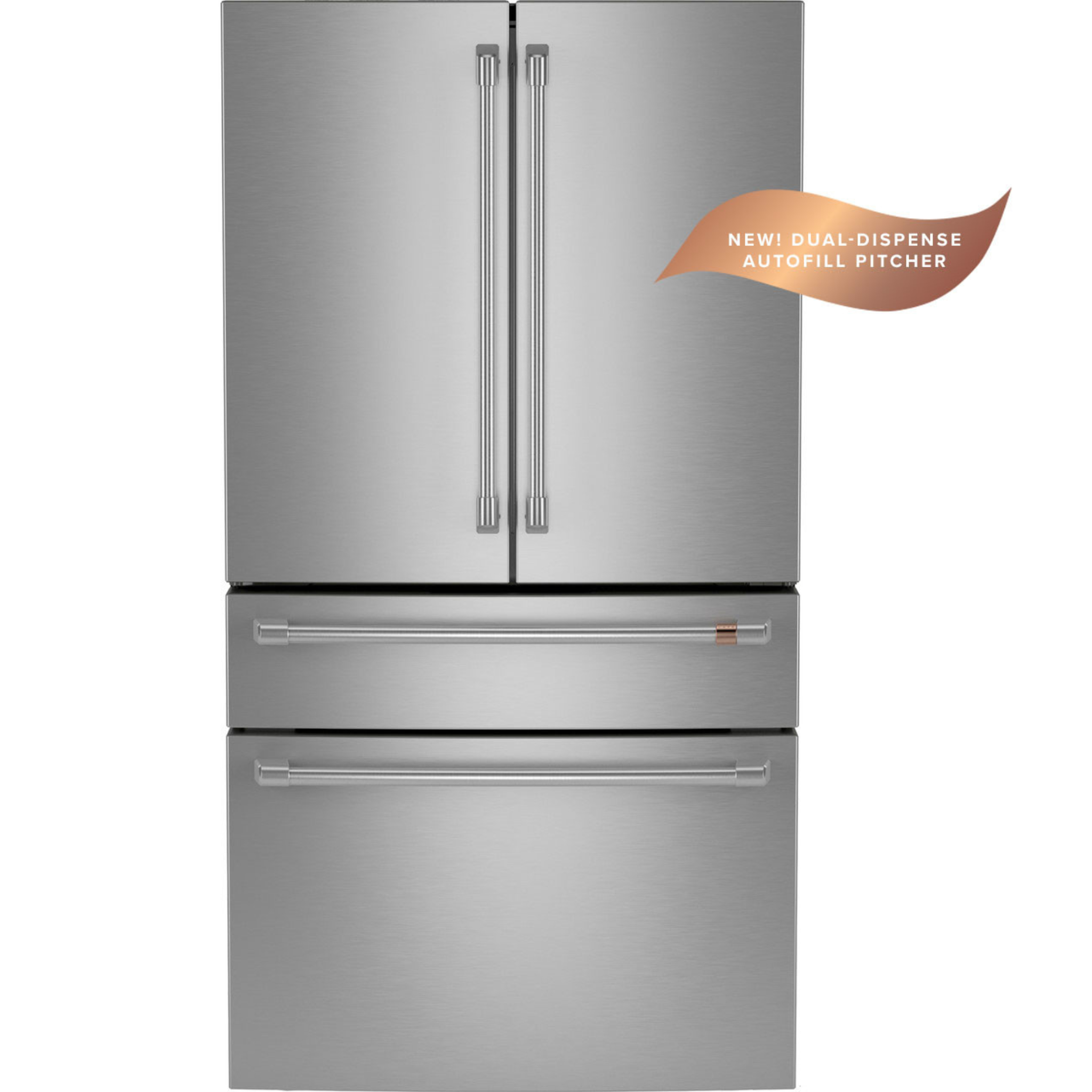 Cafe - 36 Inch 23.2 cu. ft French Door Refrigerator in Stainless - CJE23DP2WS1