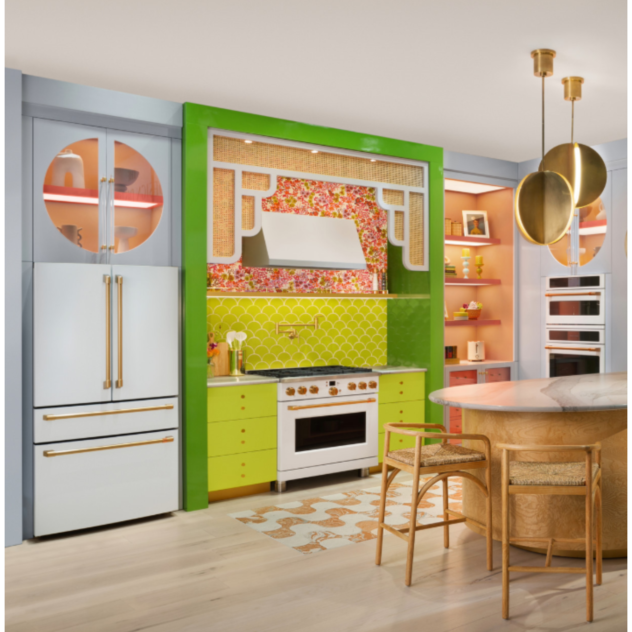 Cafe - 36 Inch 23.2 cu. ft French Door Refrigerator in White - CJE23DP4WW2