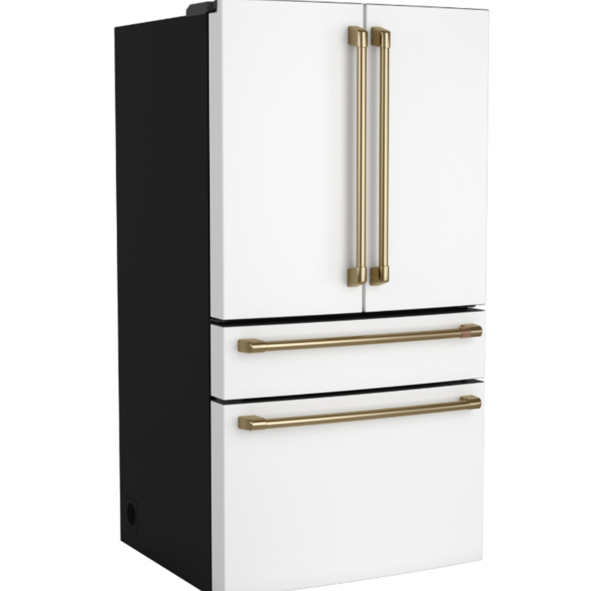Cafe - 36 Inch 23.2 cu. ft French Door Refrigerator in White - CJE23DP4WW2