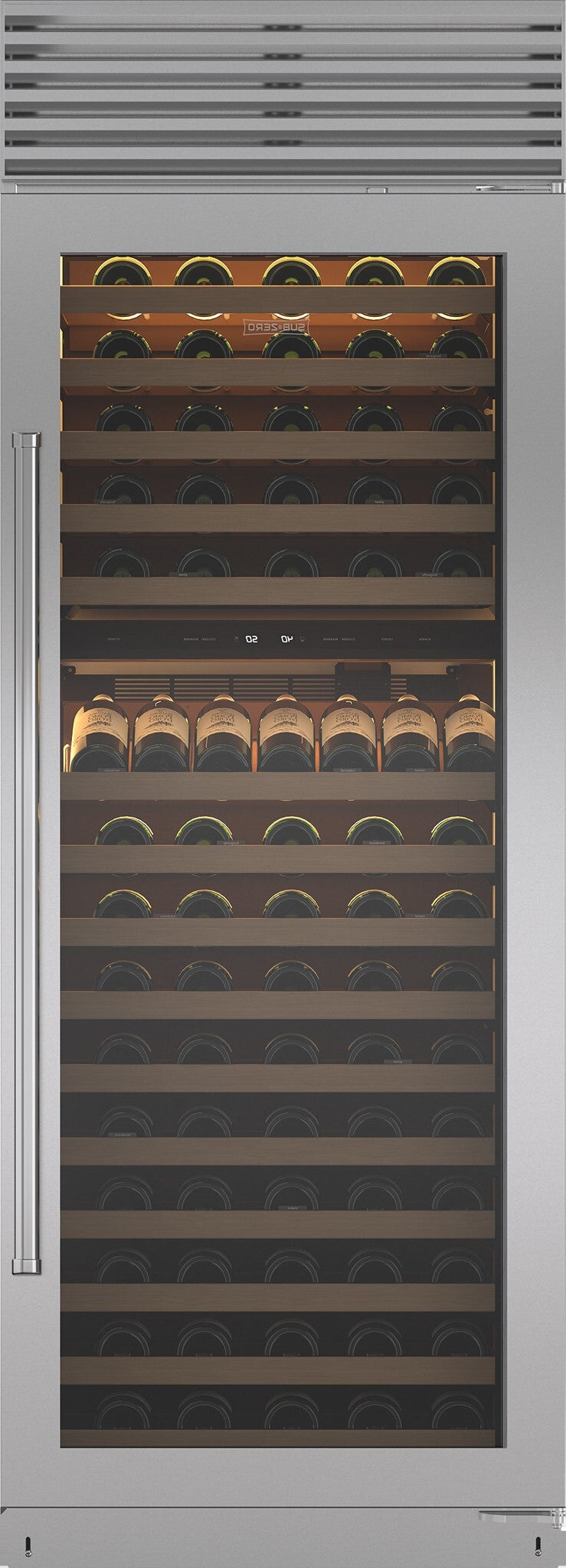 Sub-Zero - 30 Inch 146 Bottle Built In / Integrated Wine Fridge Refrigerator in Stainless - CL3050W/S/P/R