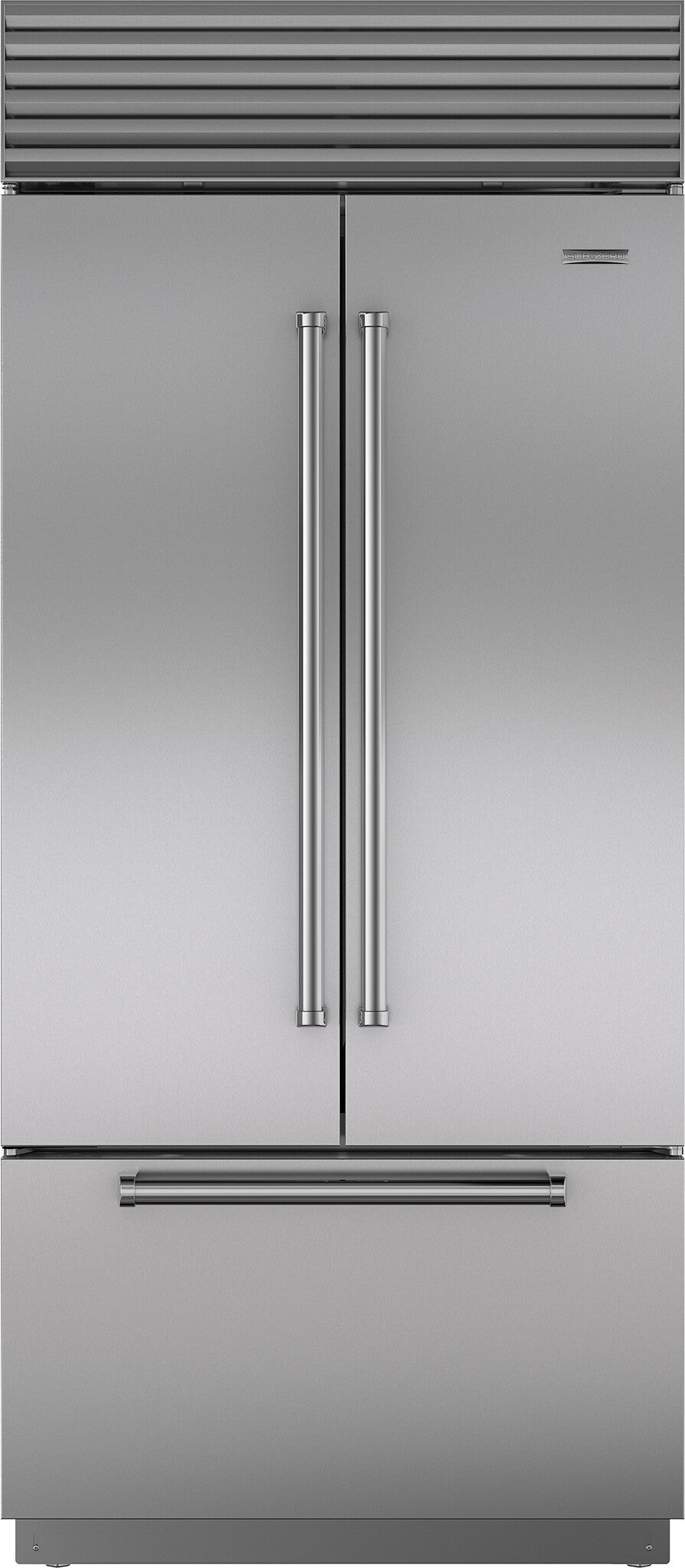 Sub-Zero - 36 Inch 20.5 cu. ft Built In / Integrated French Door Refrigerator in Stainless - CL3650UFD/S/P