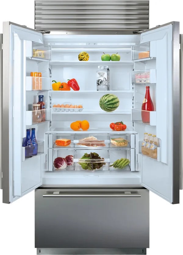 Sub-Zero - 36 Inch 20.5 cu. ft Built In / Integrated French Door Refrigerator in Stainless - CL3650UFD/S/T