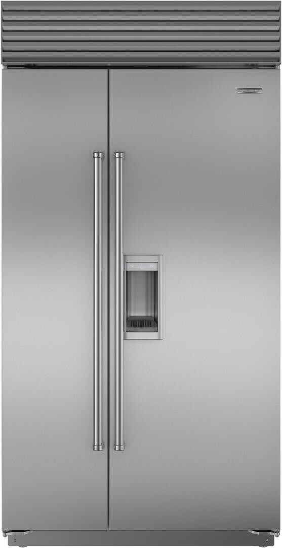 Sub-Zero - 42 Inch 23.9 cu. ft Built In / Integrated Side by Side Refrigerator in Stainless - CL4250SD/S/P