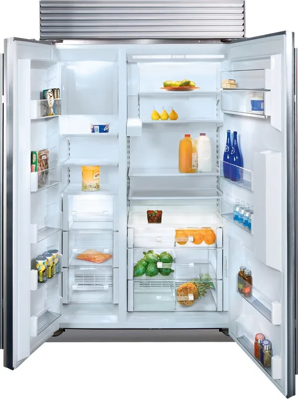 Sub-Zero - 42 Inch 23.9 cu. ft Built In / Integrated Side by Side Refrigerator in Stainless - CL4250SD/S/T