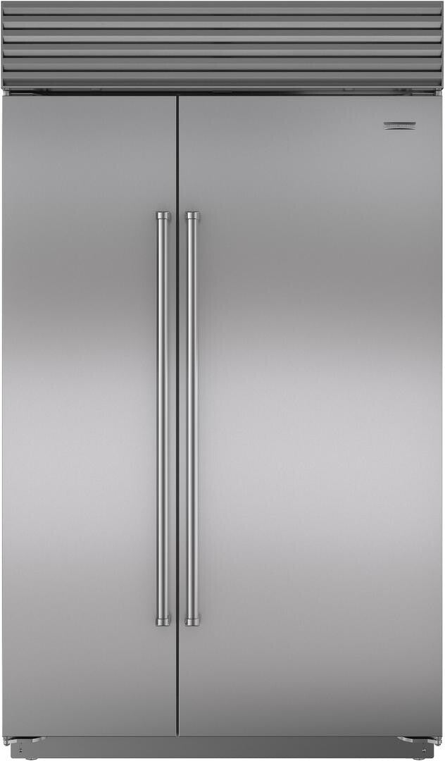 Sub-Zero - 48 Inch 28.2 cu. ft Built In / Integrated Side by Side Refrigerator in Stainless - CL4850SID/S/P