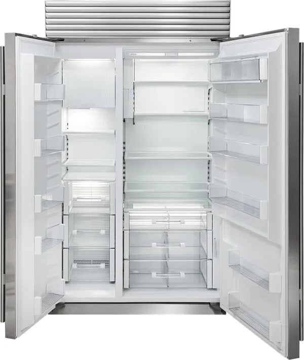 Sub-Zero - 48 Inch 28.2 cu. ft Built In / Integrated Side by Side Refrigerator in Stainless - CL4850SID/S/P