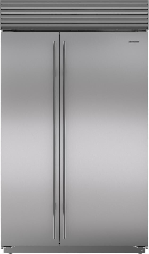 Sub-Zero - 48 Inch 28.2 cu. ft Built In / Integrated Side by Side Refrigerator in Stainless - CL4850S/S/T