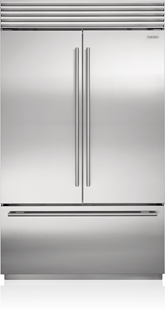 Sub-Zero - 48 Inch 28.9 cu. ft Built In / Integrated French Door Refrigerator in Stainless - CL4850UFD/S/P