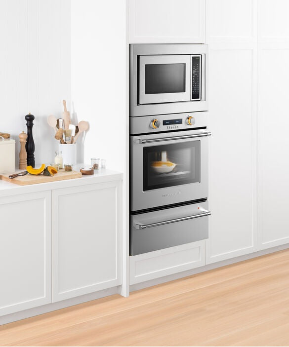 Fisher & Paykel - 24 inch Contemporary Microwave Trim Kit Accessory in Stainless - CMOTTK-30