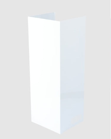 Fisher & Paykel - 12.5 Inch Duct Cover Extension in White - COVERDUCT-W1
