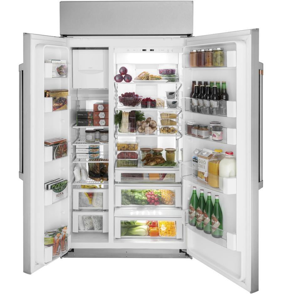 Café - 48 Inch 29.6 cu. ft Side by Side Refrigerator in Stainless - CSB48WP2NS1