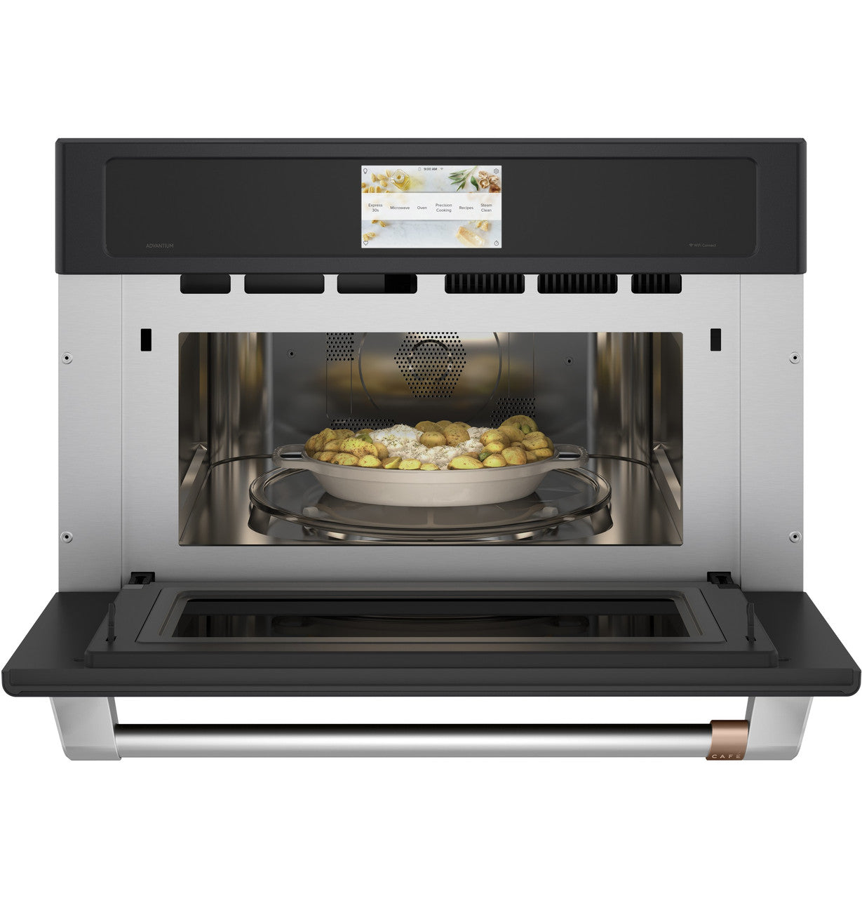 Café - 1.7 cu. ft Speed Wall Oven in Black - CSB913P3ND1