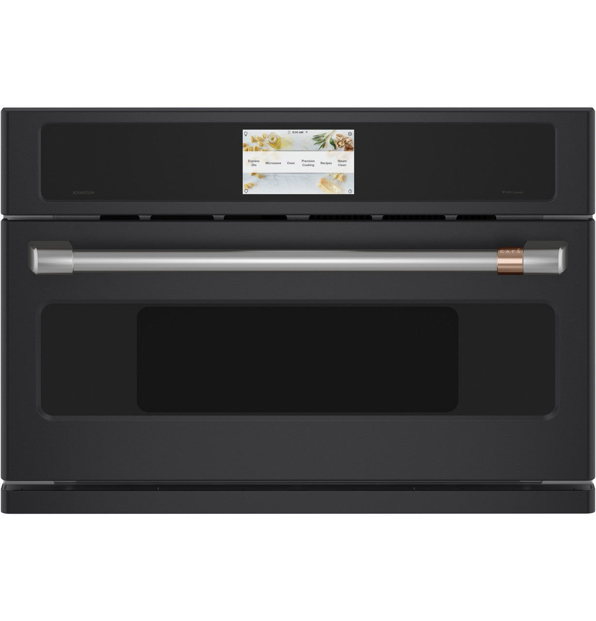 Cafe - 1.7 cu. ft Single Wall Oven in Black Stainless - CSB913P3VD1