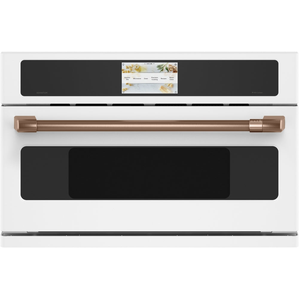 Cafe - 1.7 cu. ft Speed Wall Oven in White - CSB913P4NW2