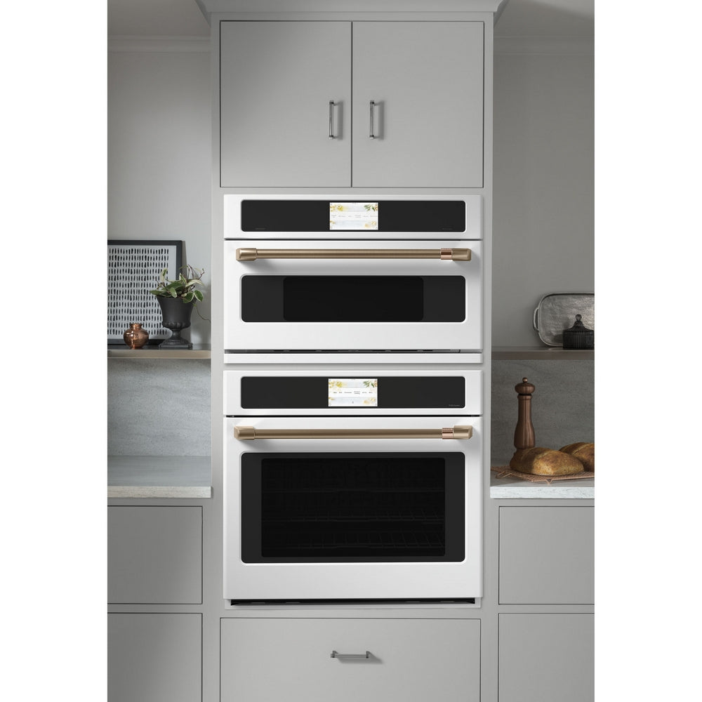 Cafe - 1.7 cu. ft Speed Wall Oven in White - CSB913P4NW2