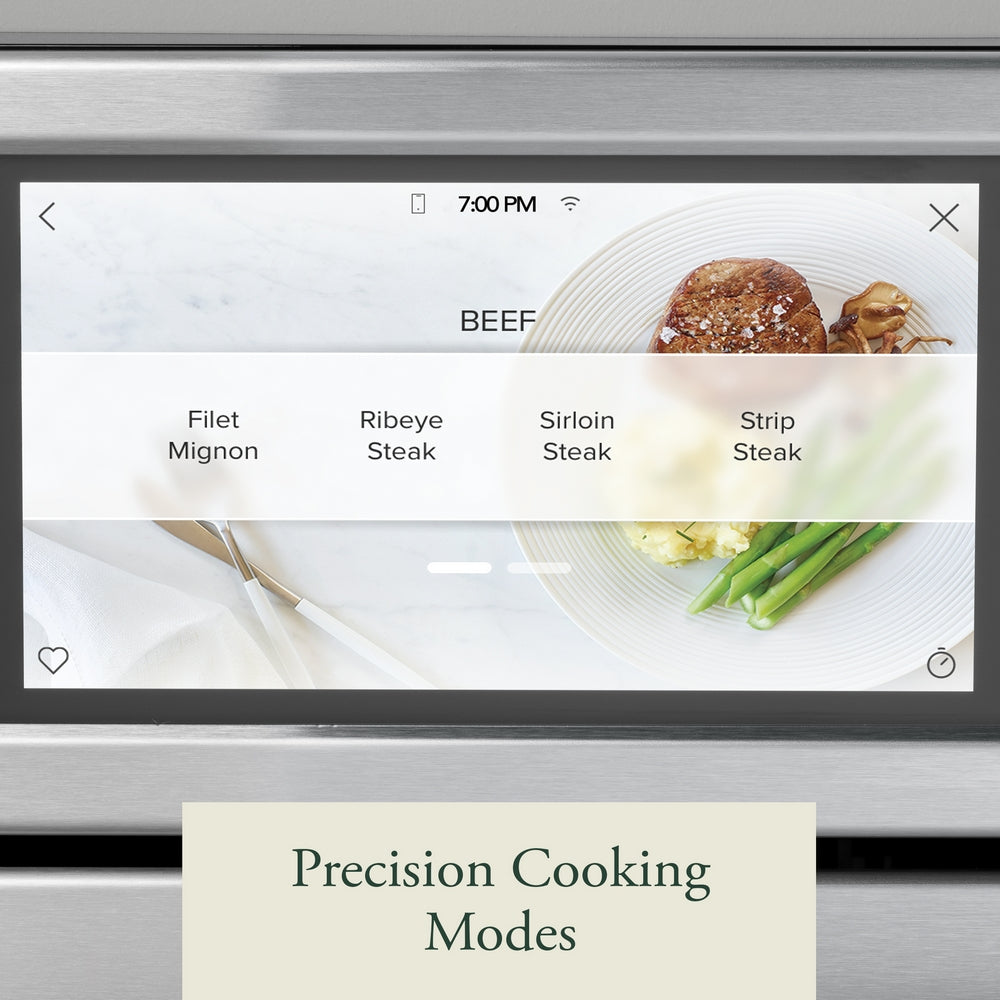 Cafe - 1.7 cu. ft Speed Wall Oven in White - CSB913P4NW2