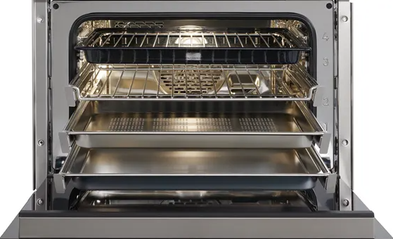 Wolf - 1.7 cu. ft Steam Wall Oven in Stainless - CSO2450TE/S/T