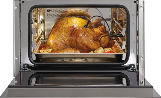 Wolf - 1.7 cu. ft Steam Wall Oven in Stainless - CSO2450TE/S/T