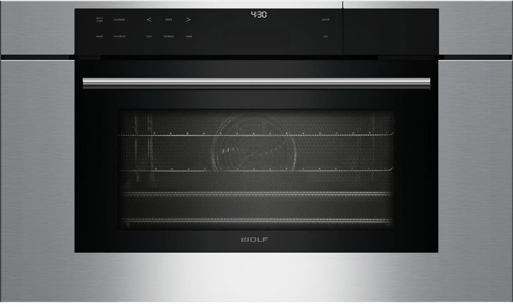Wolf - 1.8 cu. ft Steam Wall Oven in Stainless - CSO30TM/S/TH