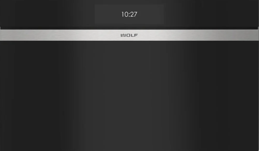 Wolf - 2.4 cu. ft Single Wall Oven in Black - CSOP3050CM/B