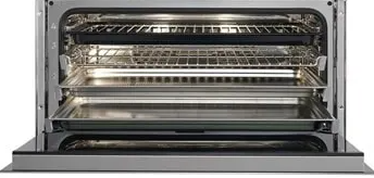 Wolf - 2.4 cu. ft Single Wall Oven in Black - CSOP3050CM/B