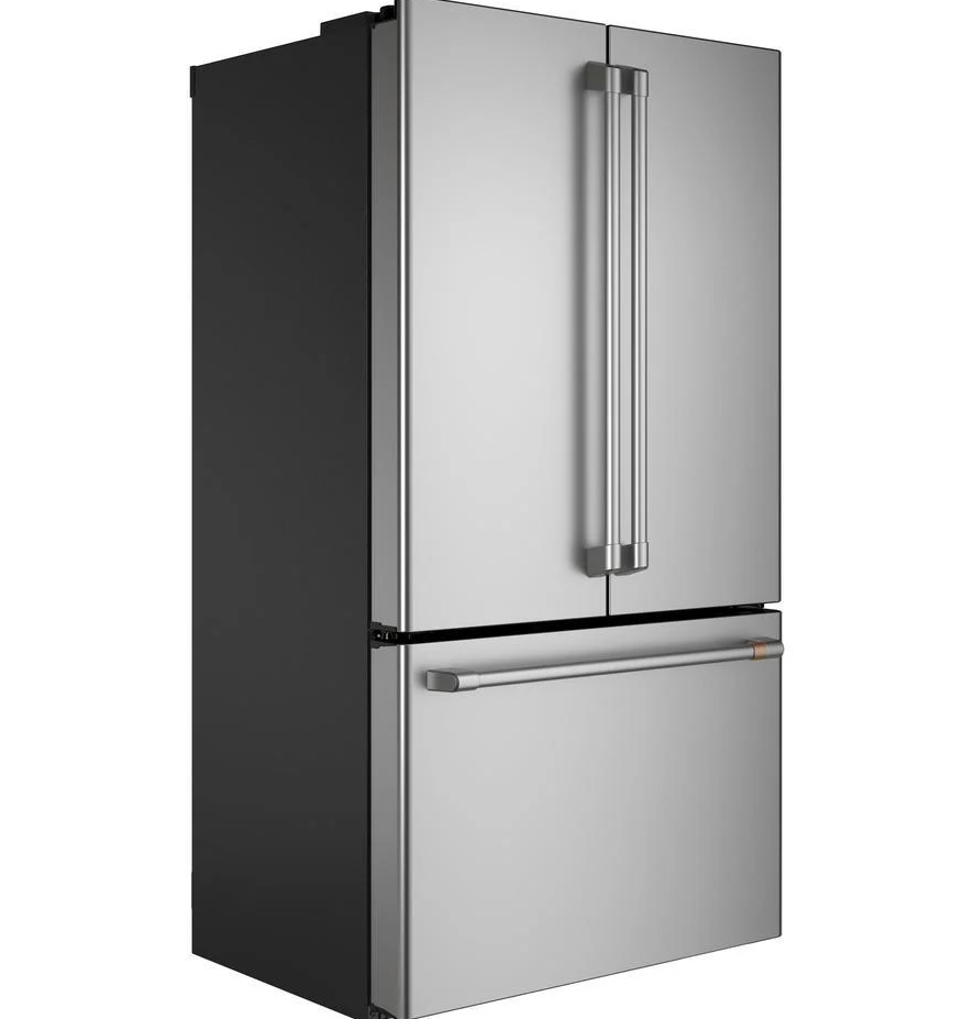 Café - 35.75 Inch 23.1 cu. ft French Door Refrigerator in Stainless (Premium Floor Model) - CWE23SP2MS1