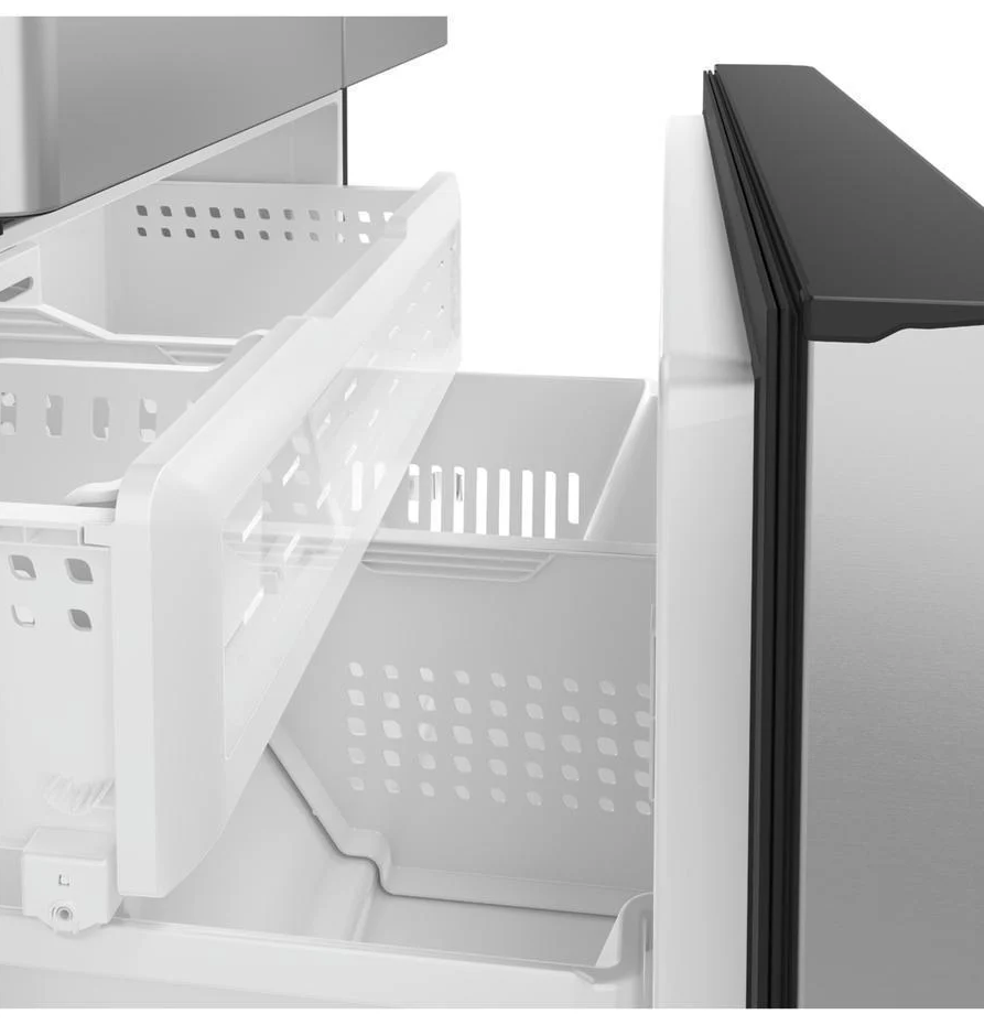 Café - 35.75 Inch 23.1 cu. ft French Door Refrigerator in Stainless (Premium Floor Model) - CWE23SP2MS1