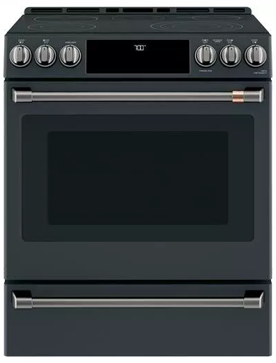 Café - Knobs and Handles Cooking Accessory in Black Stainless - CXFCEHKPMBT