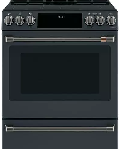 Café - Knobs and Handles Cooking Accessory in Black Stainless - CXFCHHKPMBT