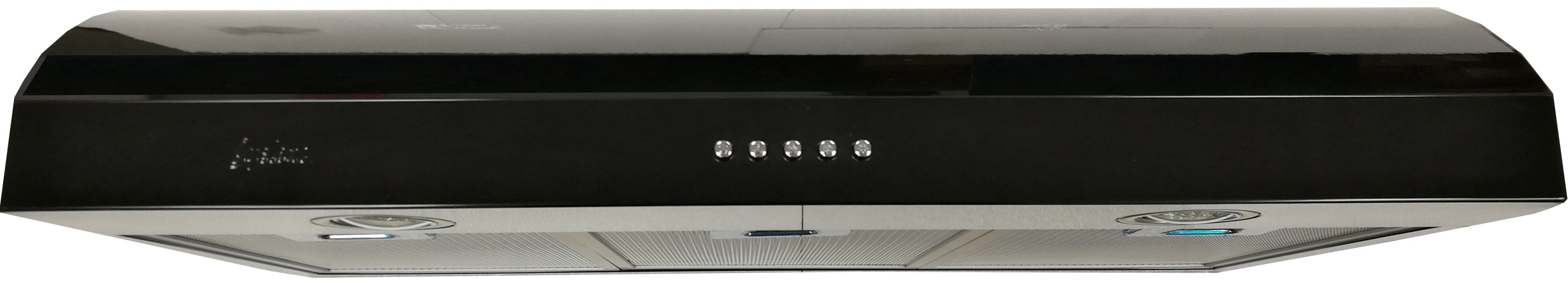 Cyclone - 24 Inch 300 CFM Under Cabinet Range Vent in Black - CY917R24B