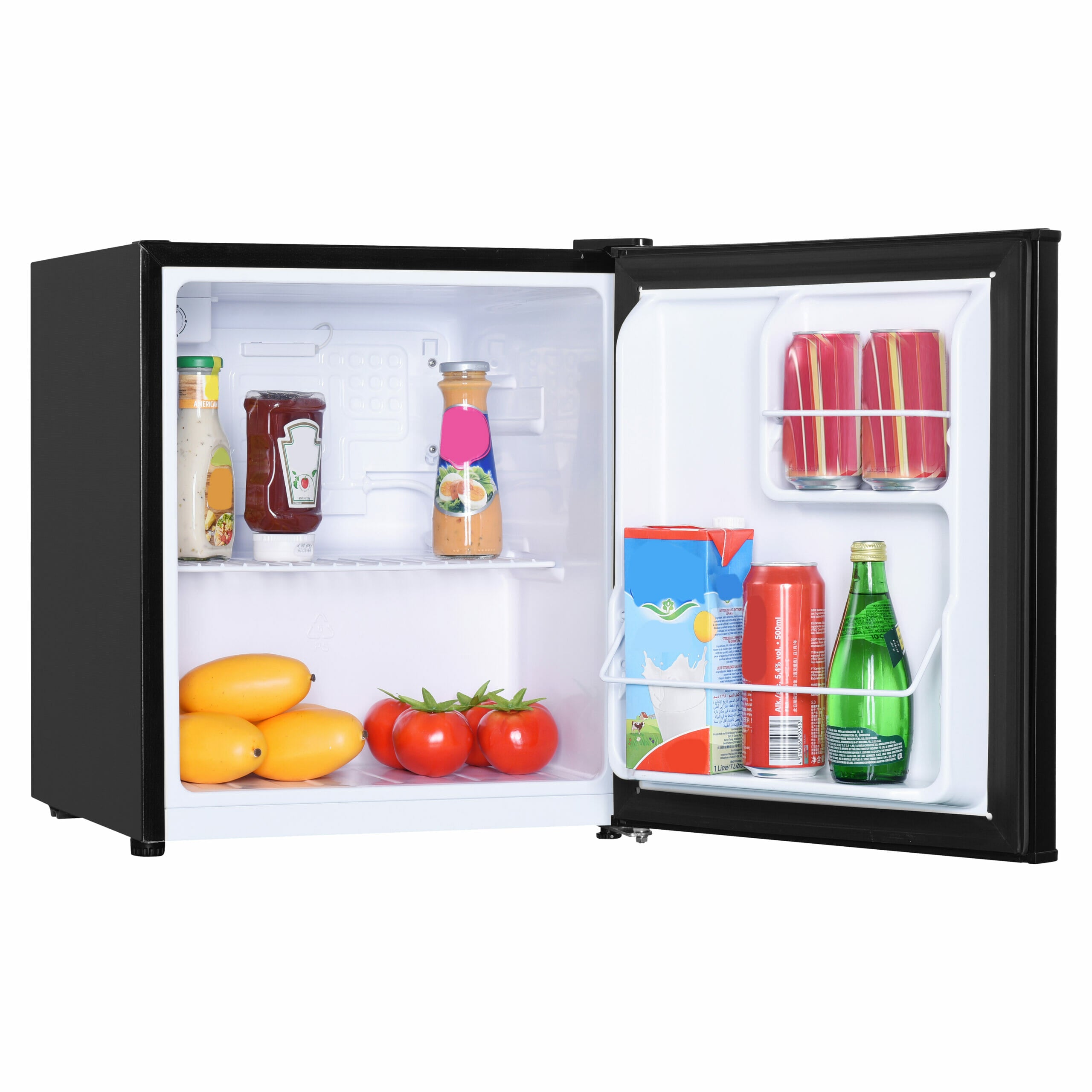 Danby - 17.13 Inch 1.6 cu. ft Mini Fridge Refrigerator in Black - DAR016B1BM