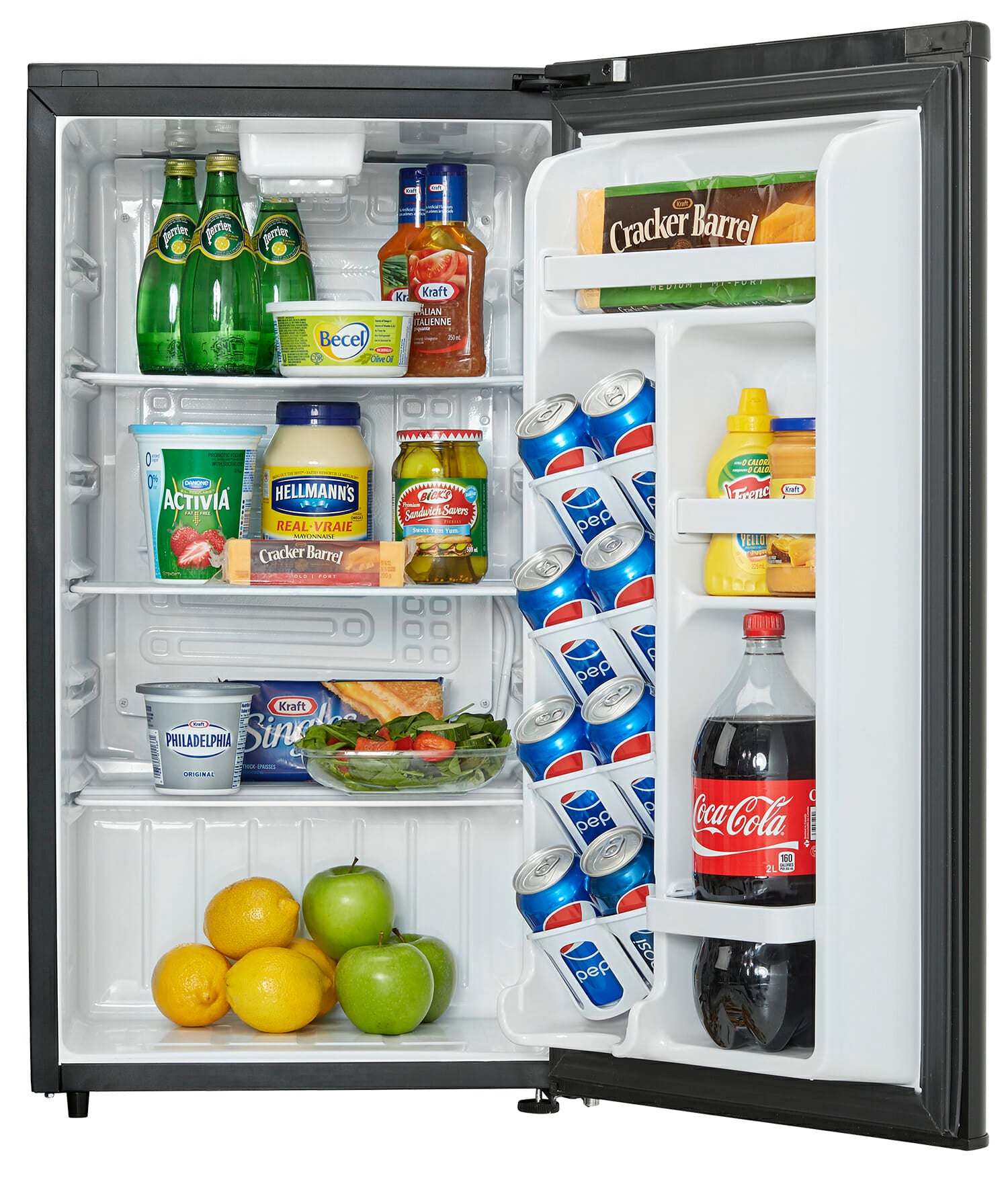Danby - 17.68 Inch 3.3 cu. ft Mini Fridge Refrigerator in Black - DAR033A6BDB