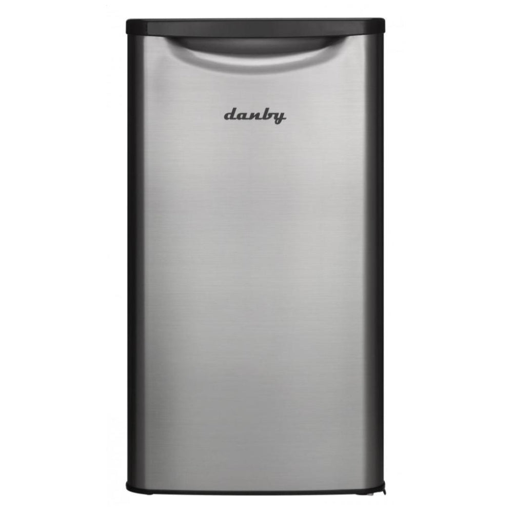 Danby - 17.69 Inch 3.3 cu. ft Compact Refrigerator in Stainless - DAR033A6BSLDB
