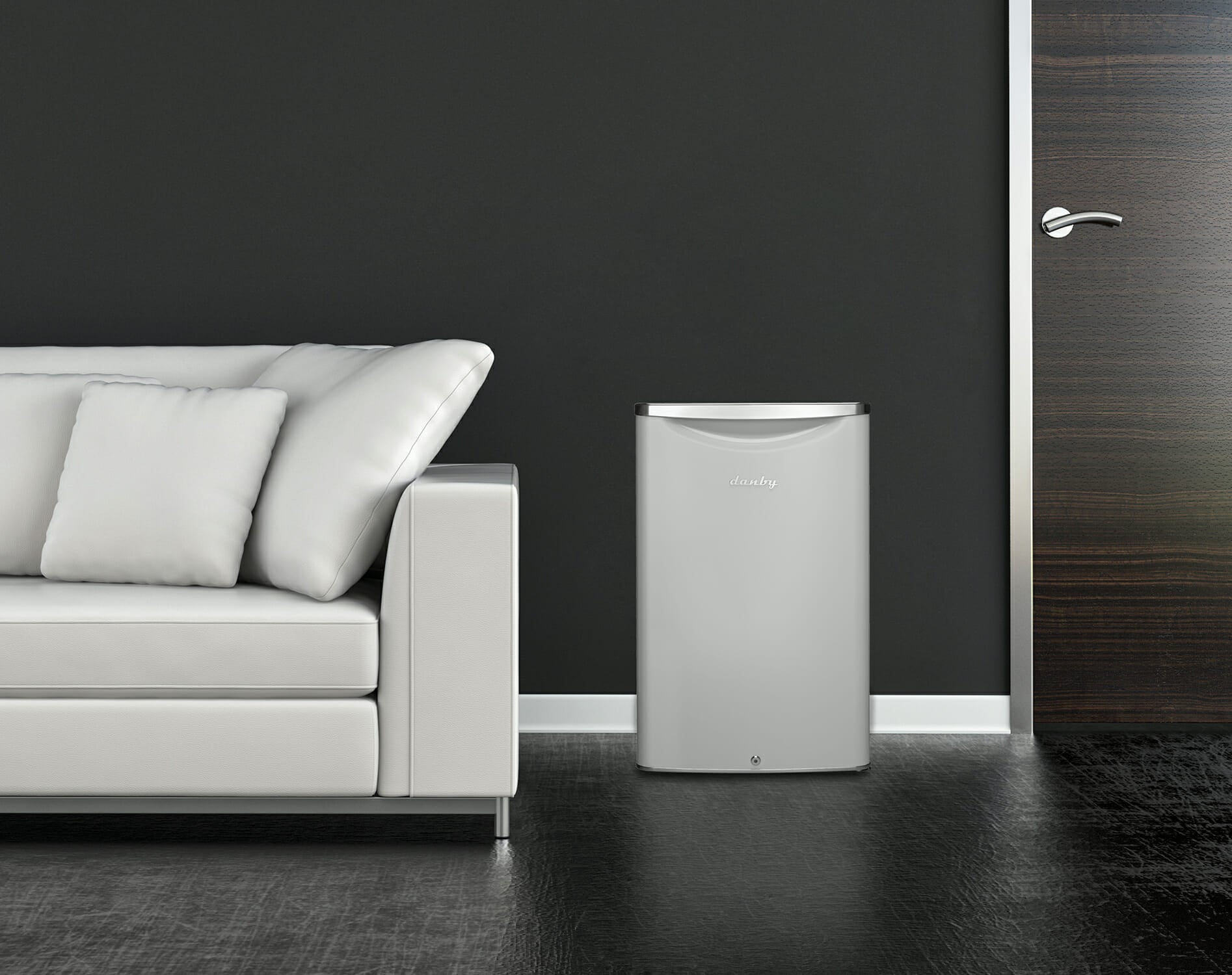 Danby - 20.75 Inch 4.4 cu. ft Mini Fridge Refrigerator in White - DAR044A6PDB