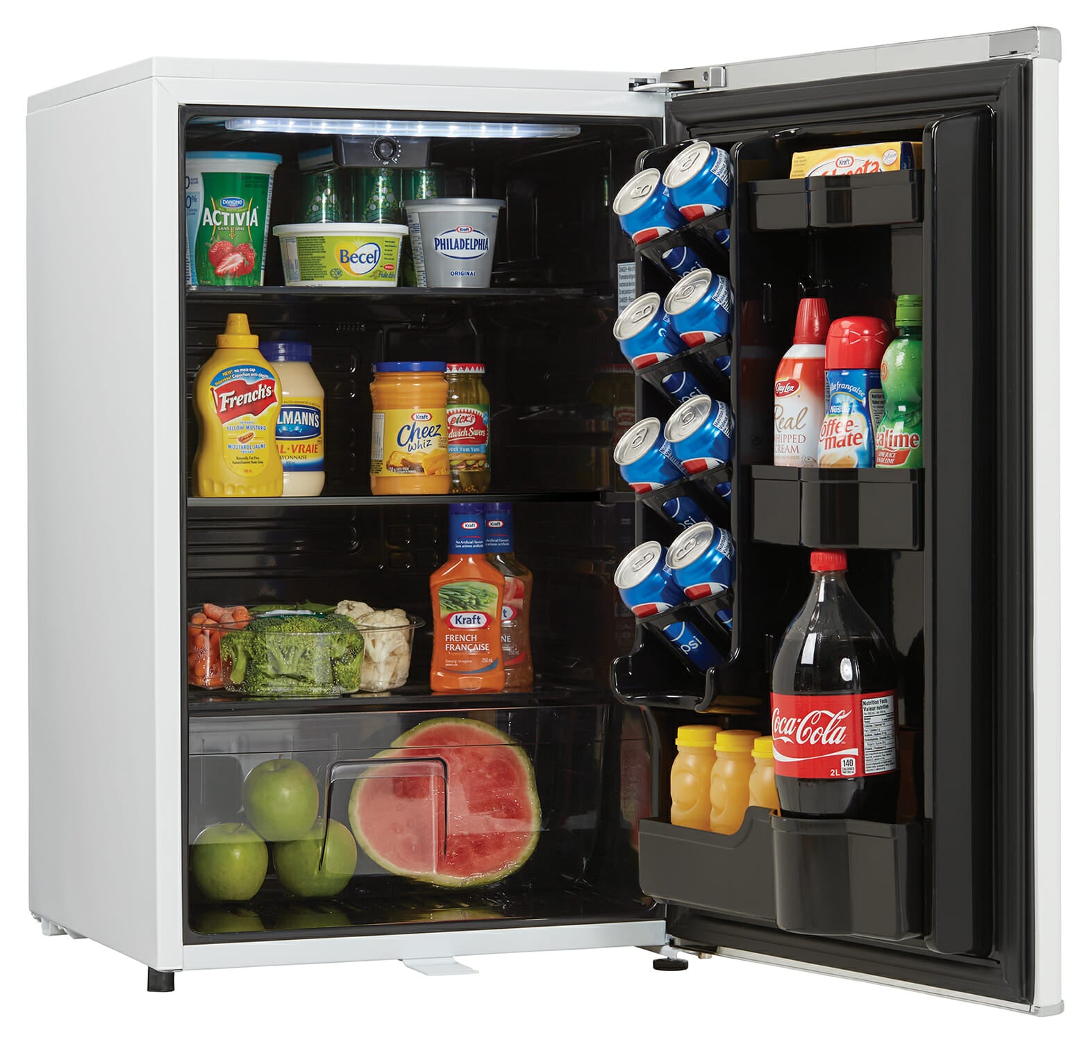 Danby - 20.75 Inch 4.4 cu. ft Mini Fridge Refrigerator in White - DAR044A6PDB