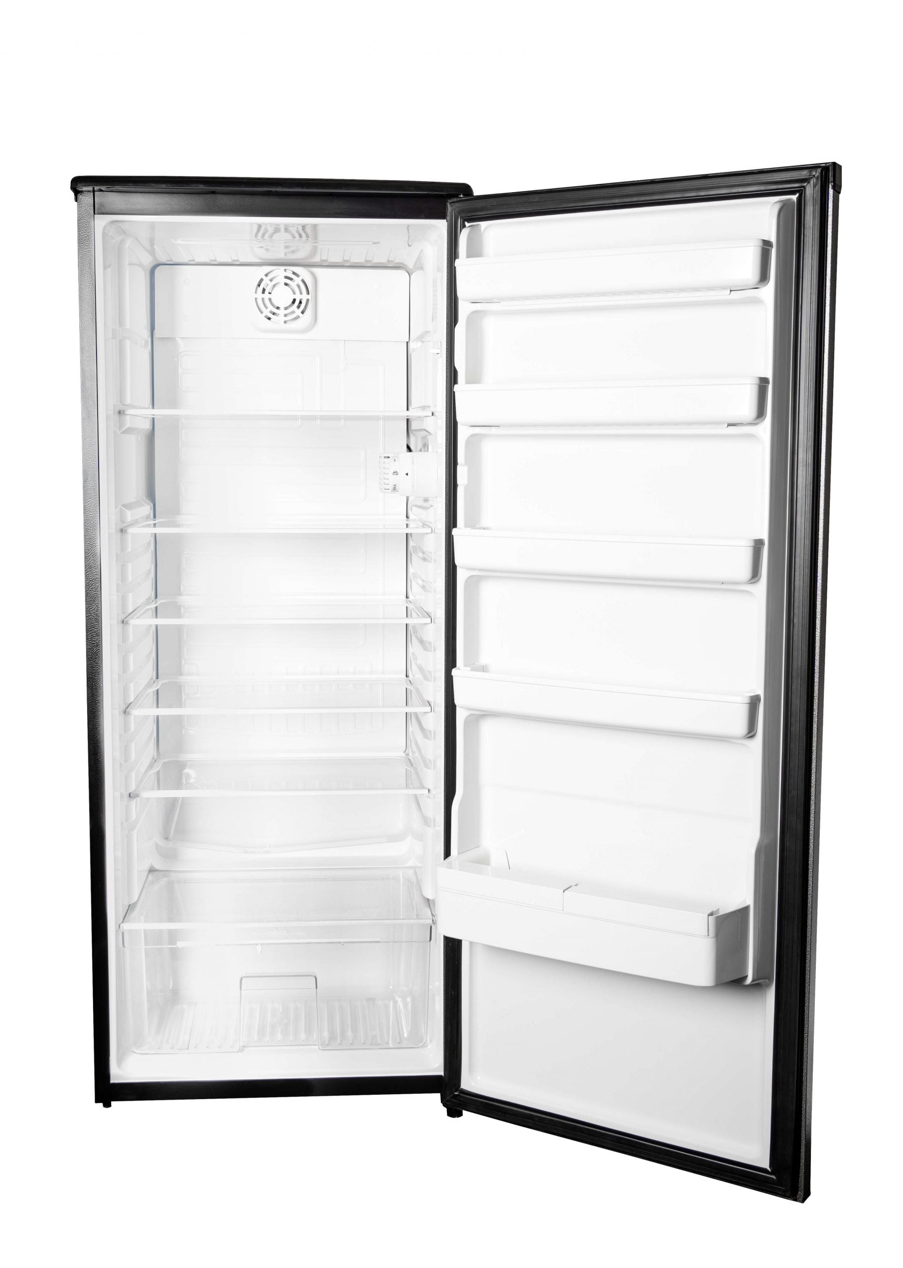Danby - 23.94 Inch 11 cu. ft Apartment Size Refrigerator in Black - DAR110A1TDD