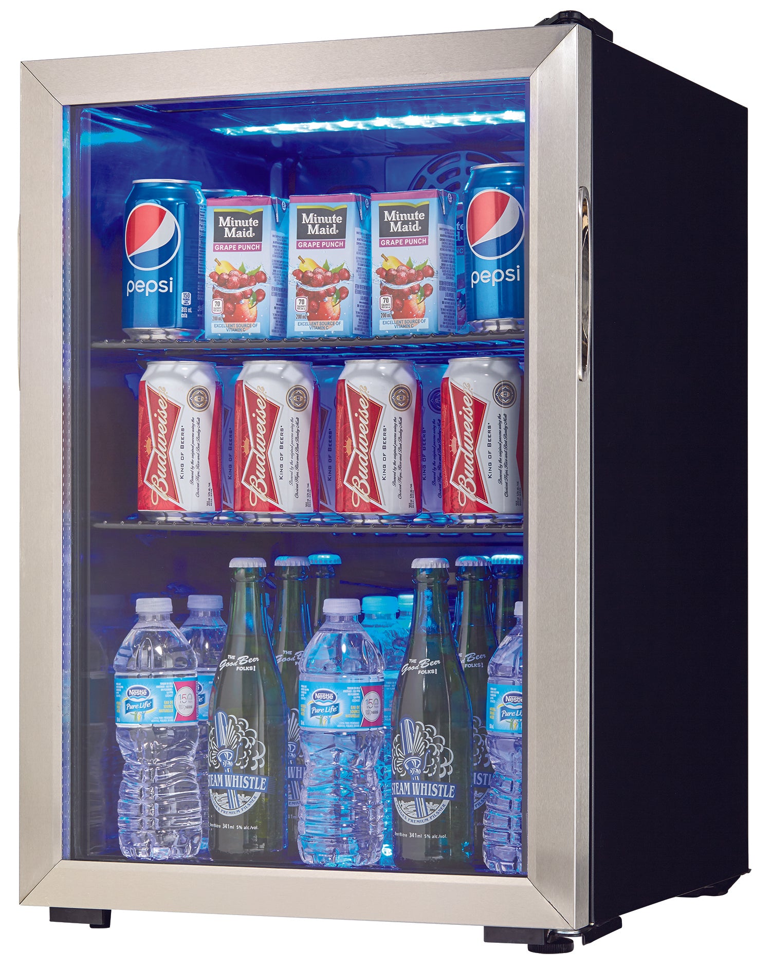 Danby - 17.5 Inch 2.6 cu. ft Beverage Centre Refrigerator in Stainless - DBC026A1BSSDB
