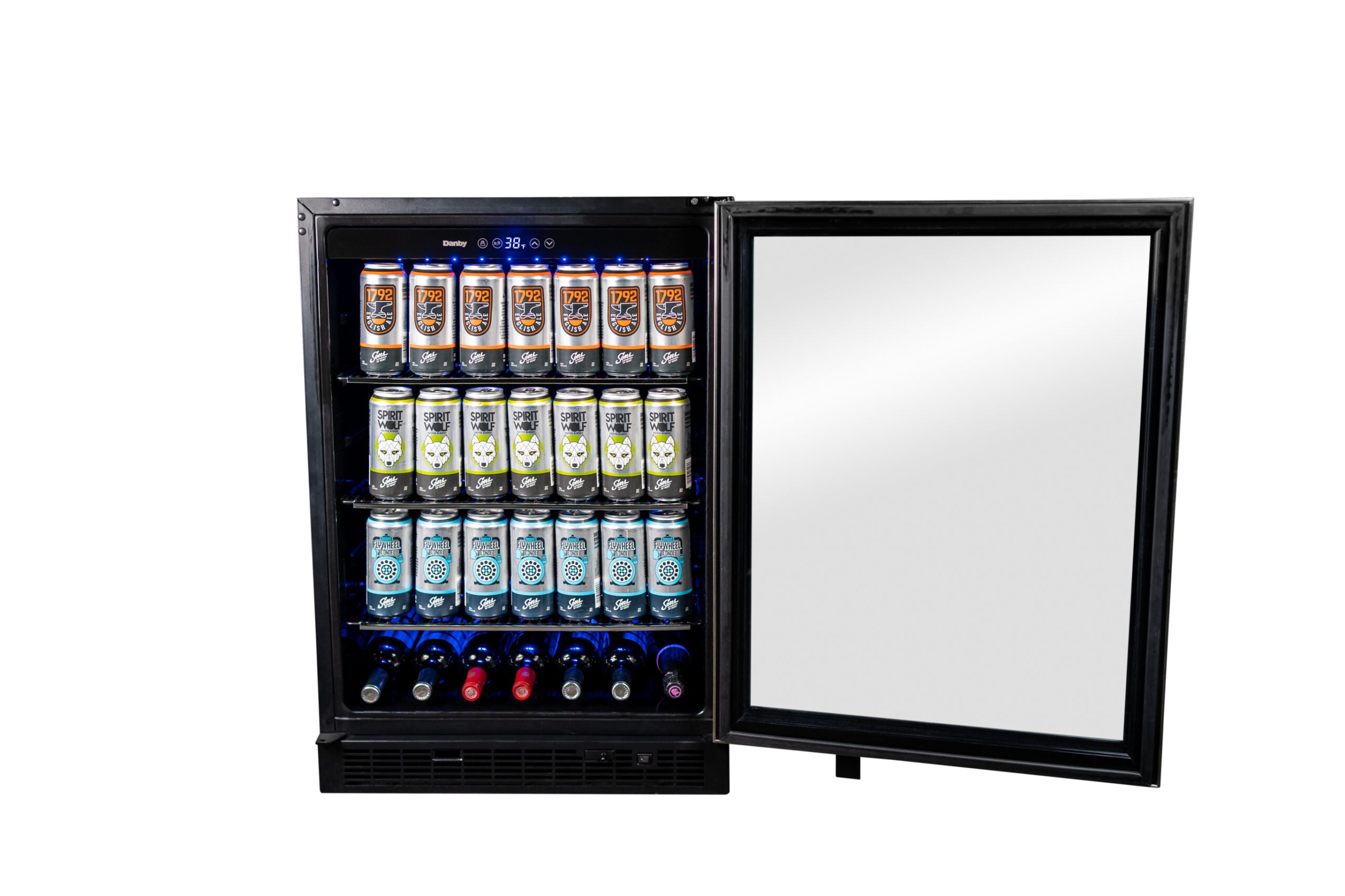 Danby - 23.81 Inch 5.7 cu. ft Beverage Centre Refrigerator in Stainless - DBC057A1BSS